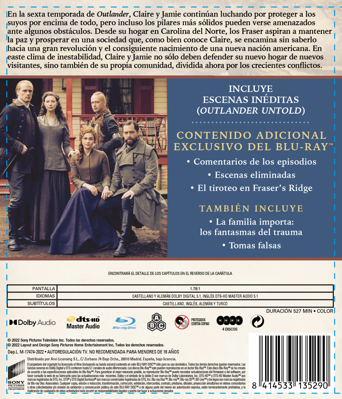Outlander (Temporada 6) (Blu-ray)