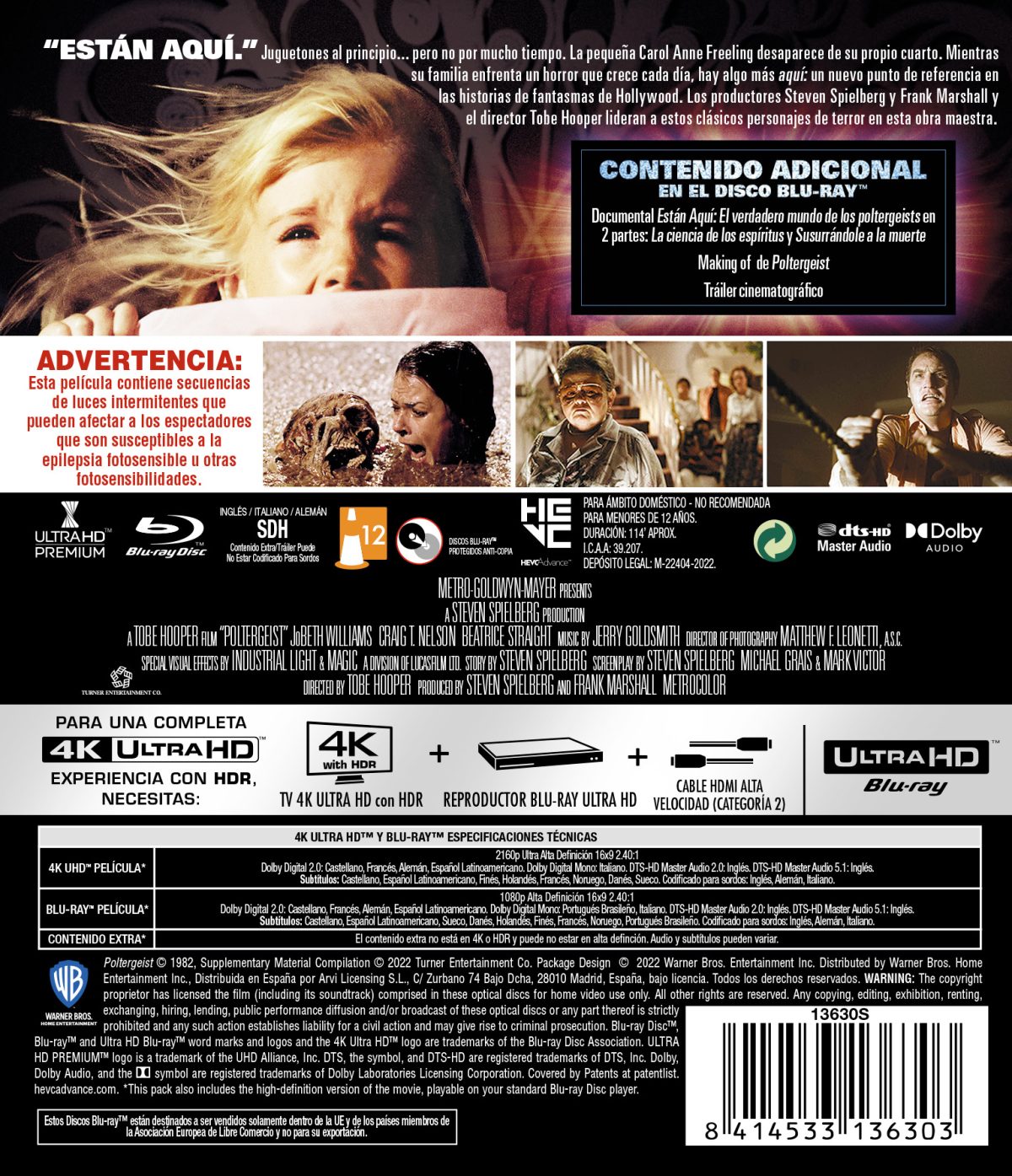 Poltergeist (4K UHD + Blu-ray)