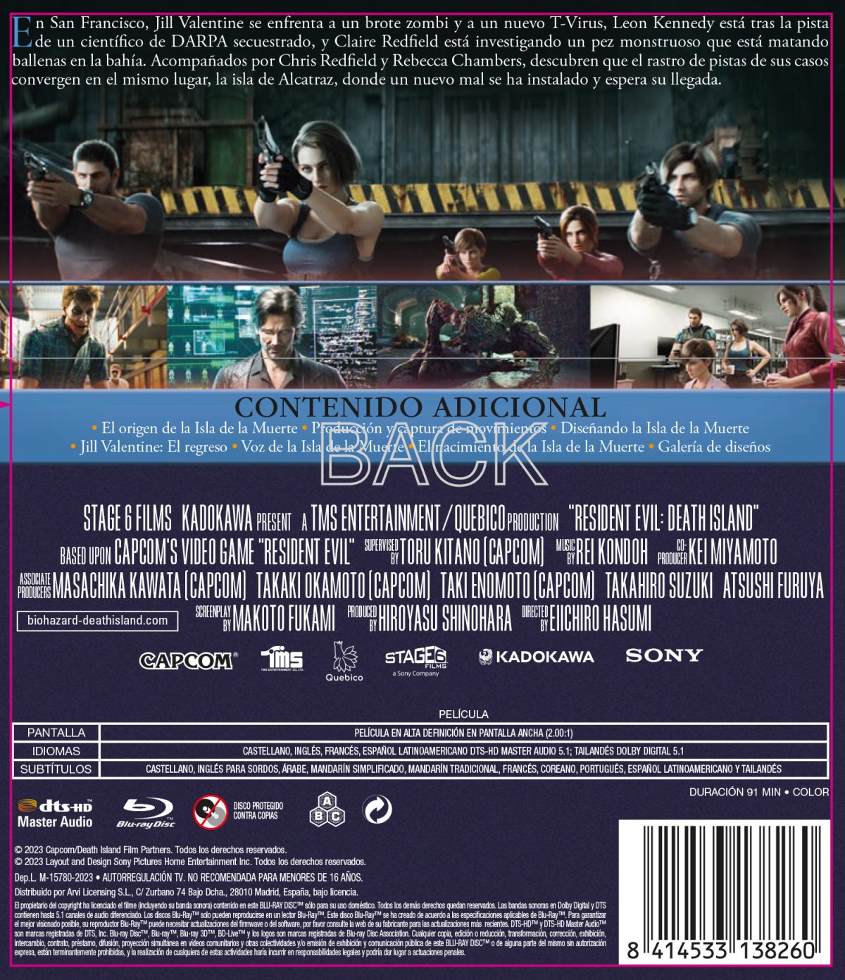 Resident Evil: Death Island (Blu-ray)