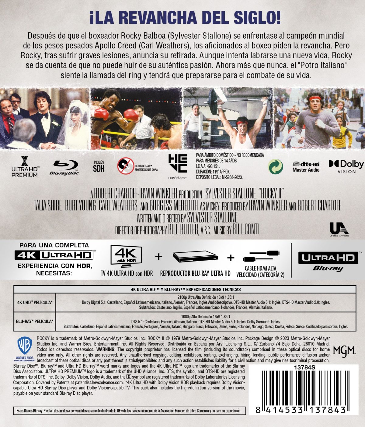 Rocky II (4K UHD + Blu-ray)