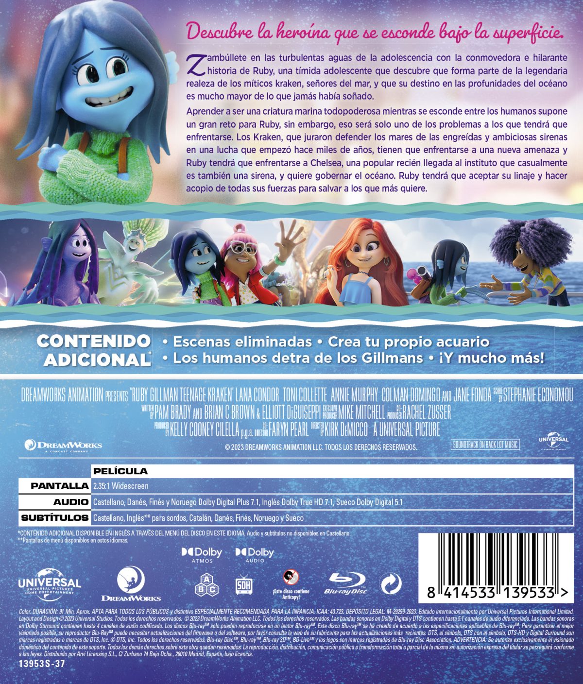 Ruby: Aventuras de una kraken adolescente (Blu-ray)
