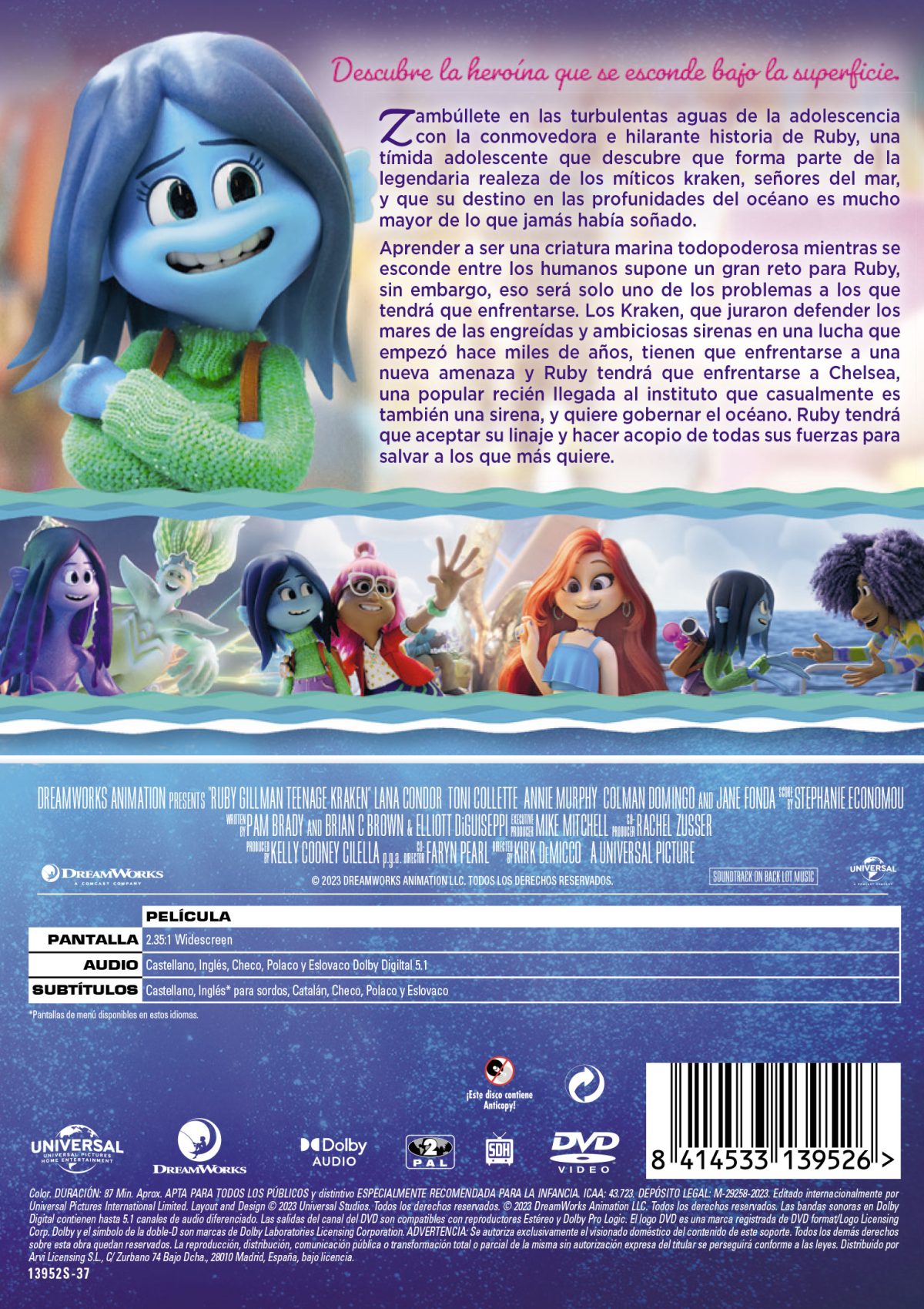 Ruby: Aventuras de una kraken adolescente (DVD)