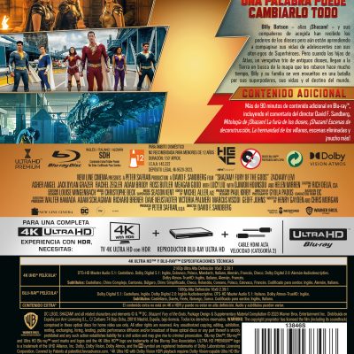 ¡Shazam! La furia de los dioses (4K UHD + Blu-ray)