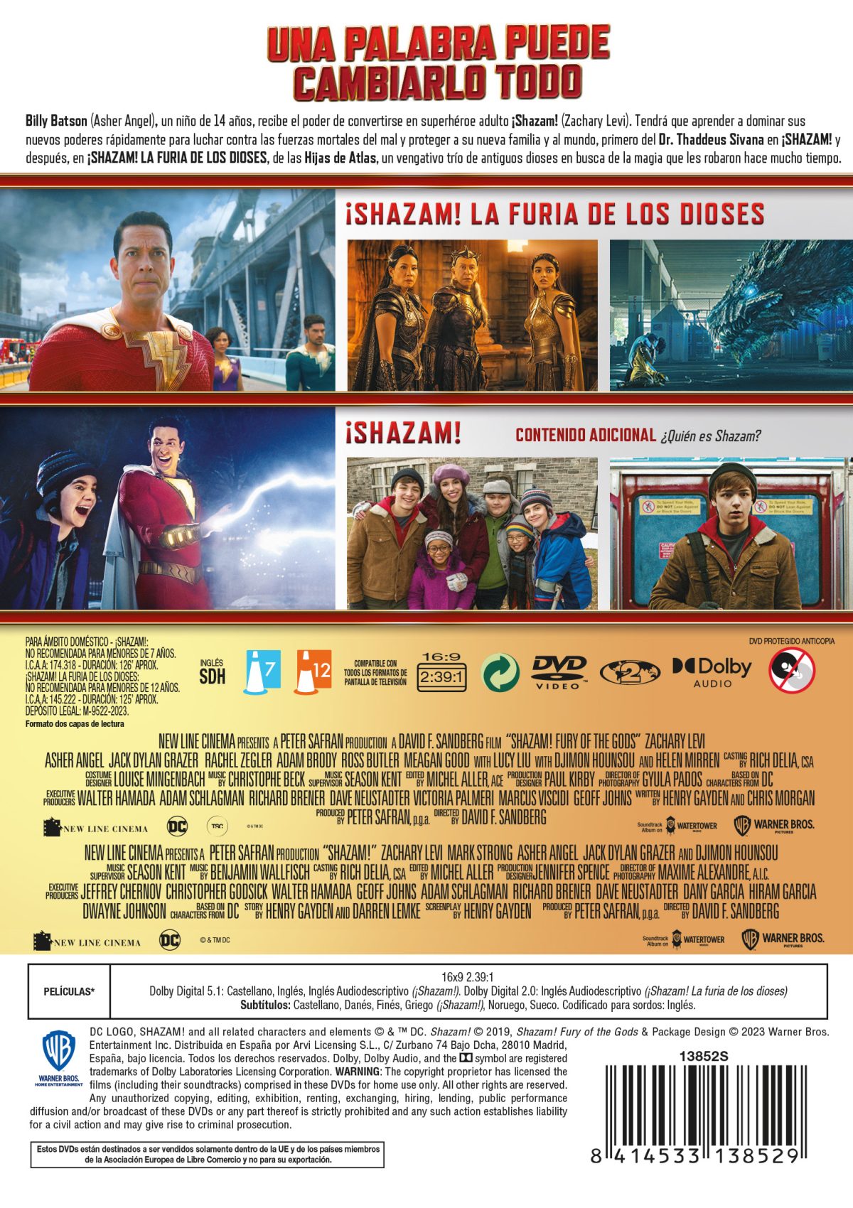 ¡Shazam!: Pack 1-2 (DVD)