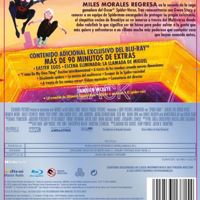 Spider-Man: Cruzando el multiverso (Blu-ray)