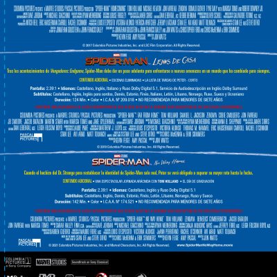 Spider-Man (Tom Holland): Pack 1-3 (DVD)