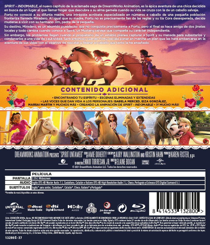 Spirit: Indomable (Blu-ray)