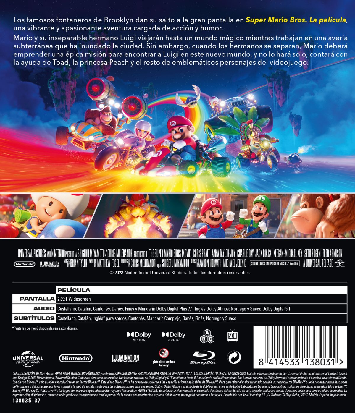Super Mario Bros: La película (Blu-ray)