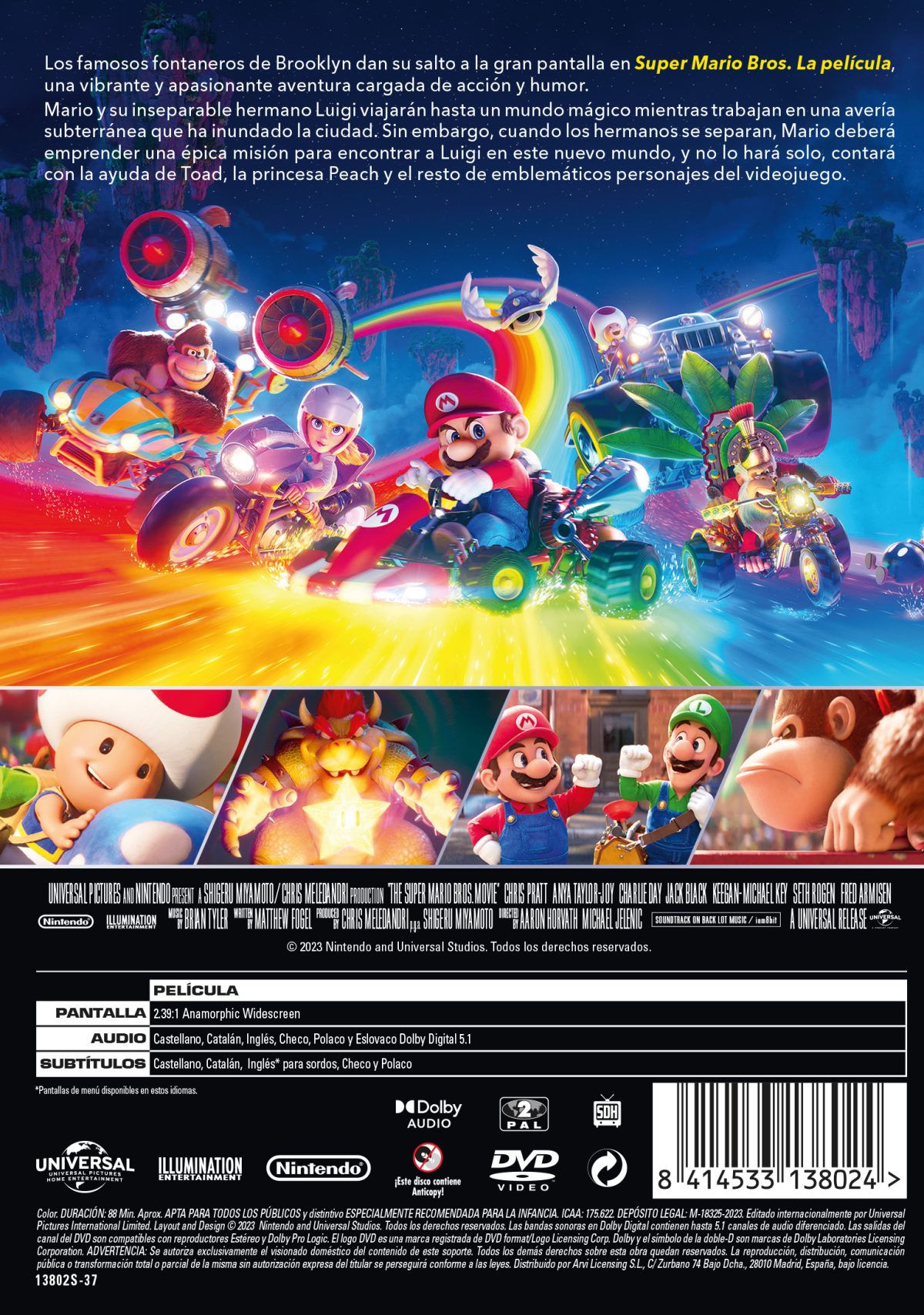 Super Mario Bros: La película (DVD)