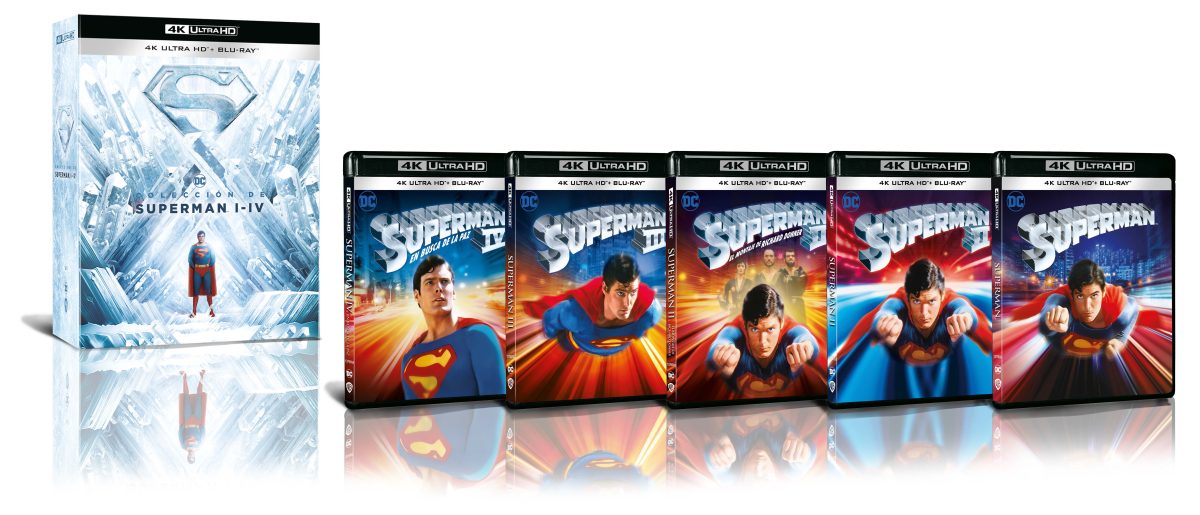 Superman I-IV (4K UHD + Blu-ray)