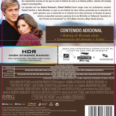 Tal como éramos (4K UHD)