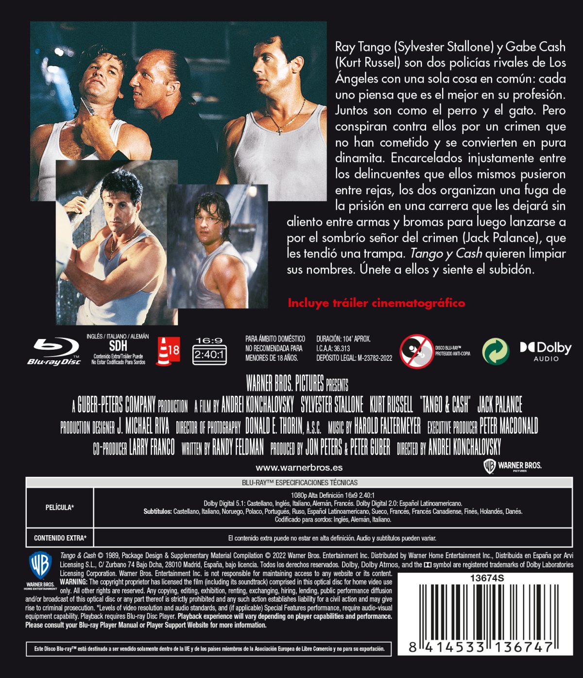 Tango y Cash (Blu-ray)