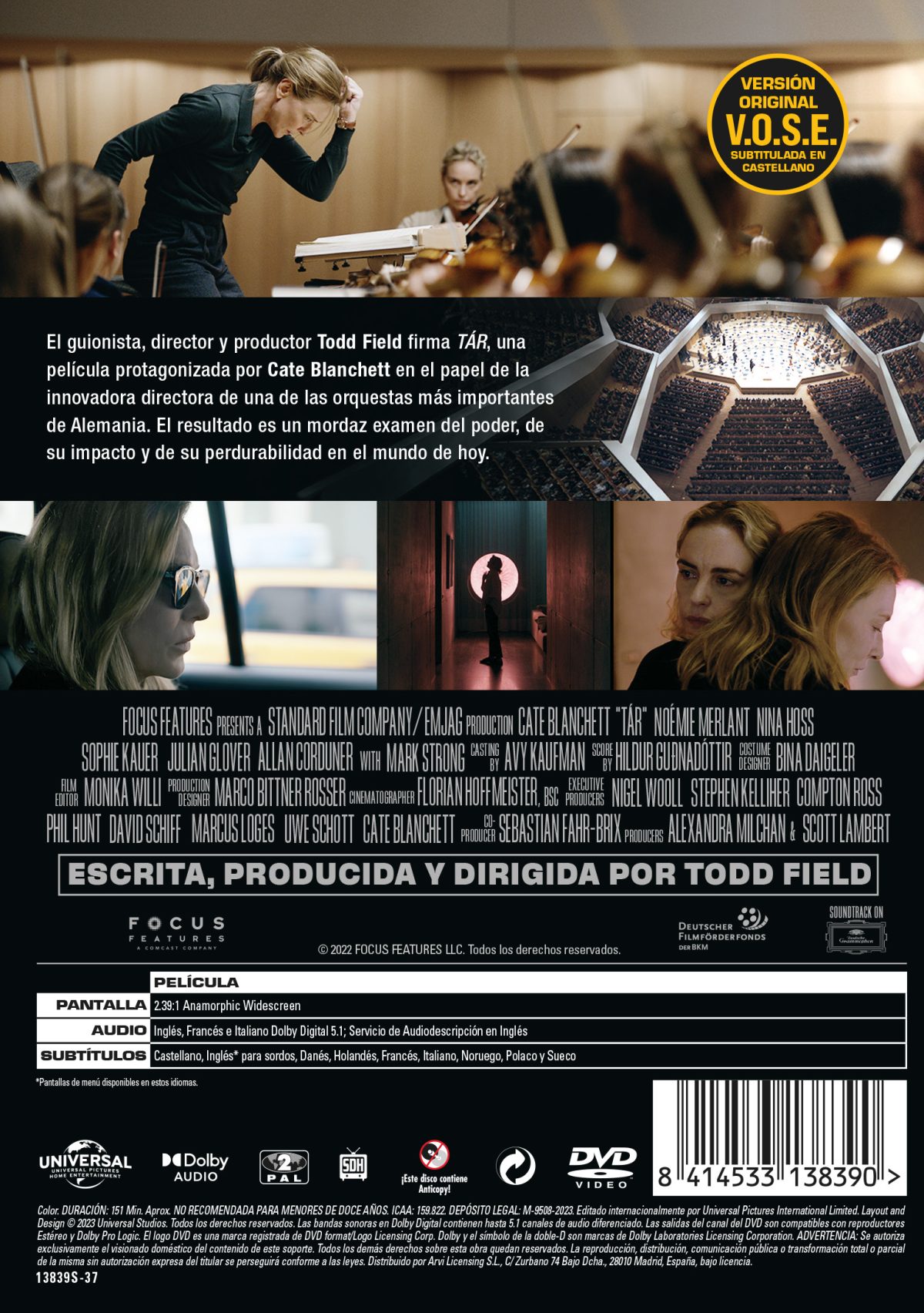 TÁR (VOSE) (DVD)