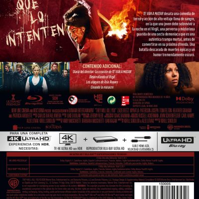 TE VAN A MATAR (4K UHD + BD) - 8414533150002 - trasera Te van a matar (4K UHD + Blu-ray)