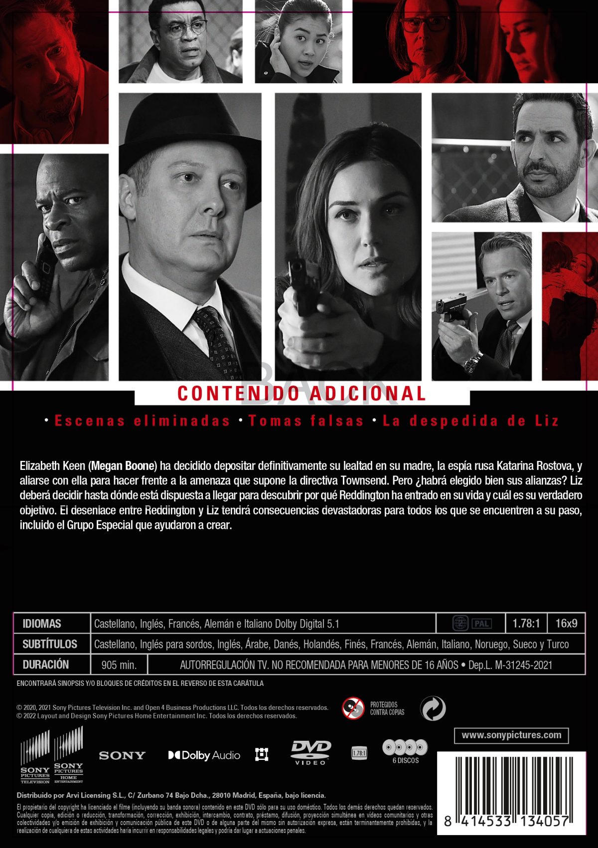 The Blacklist (Temporada 8) (DVD)