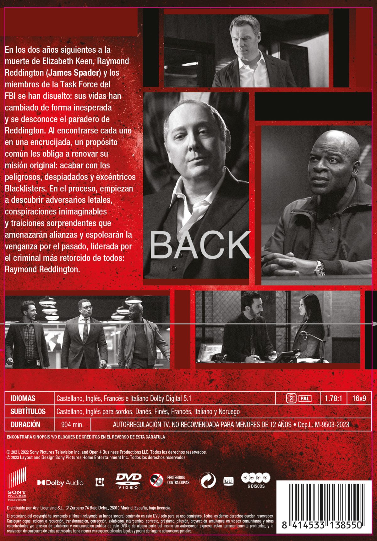 The Blacklist (Temporada 9) (DVD)