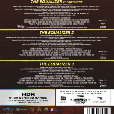 The Equalizer. Pack 1-3 (4K UHD + Blu-ray)