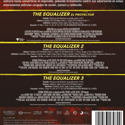 The Equalizer. Pack 1-3 (Blu-ray)