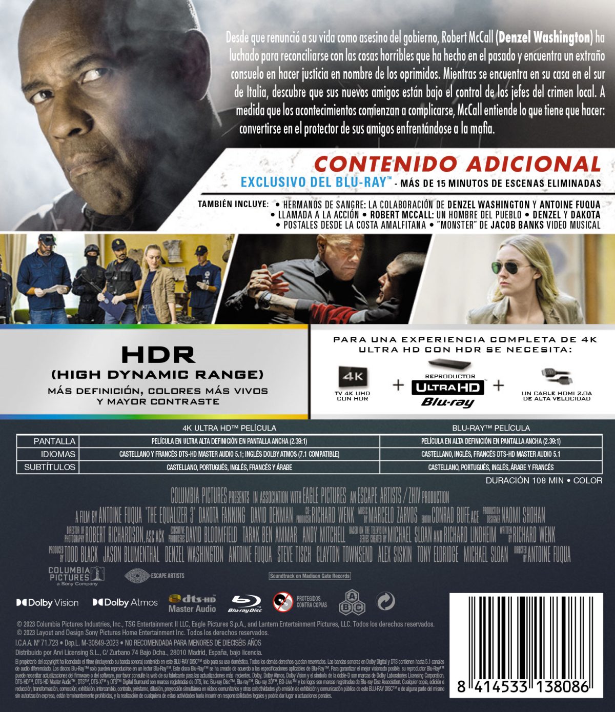 The Equalizer 3 (4K UHD + Blu-ray)