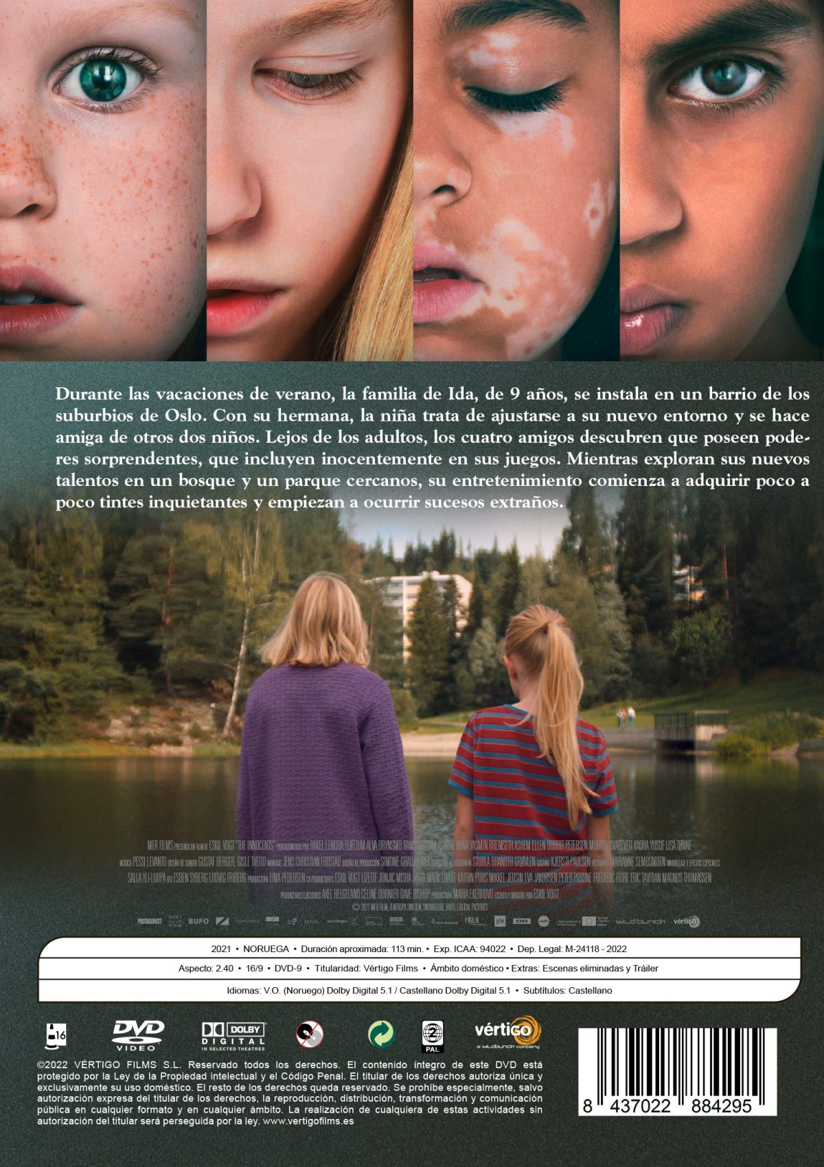 THE INNOCENTS (DVD) - 8437022884295 - Trasera The Innocents (DVD)