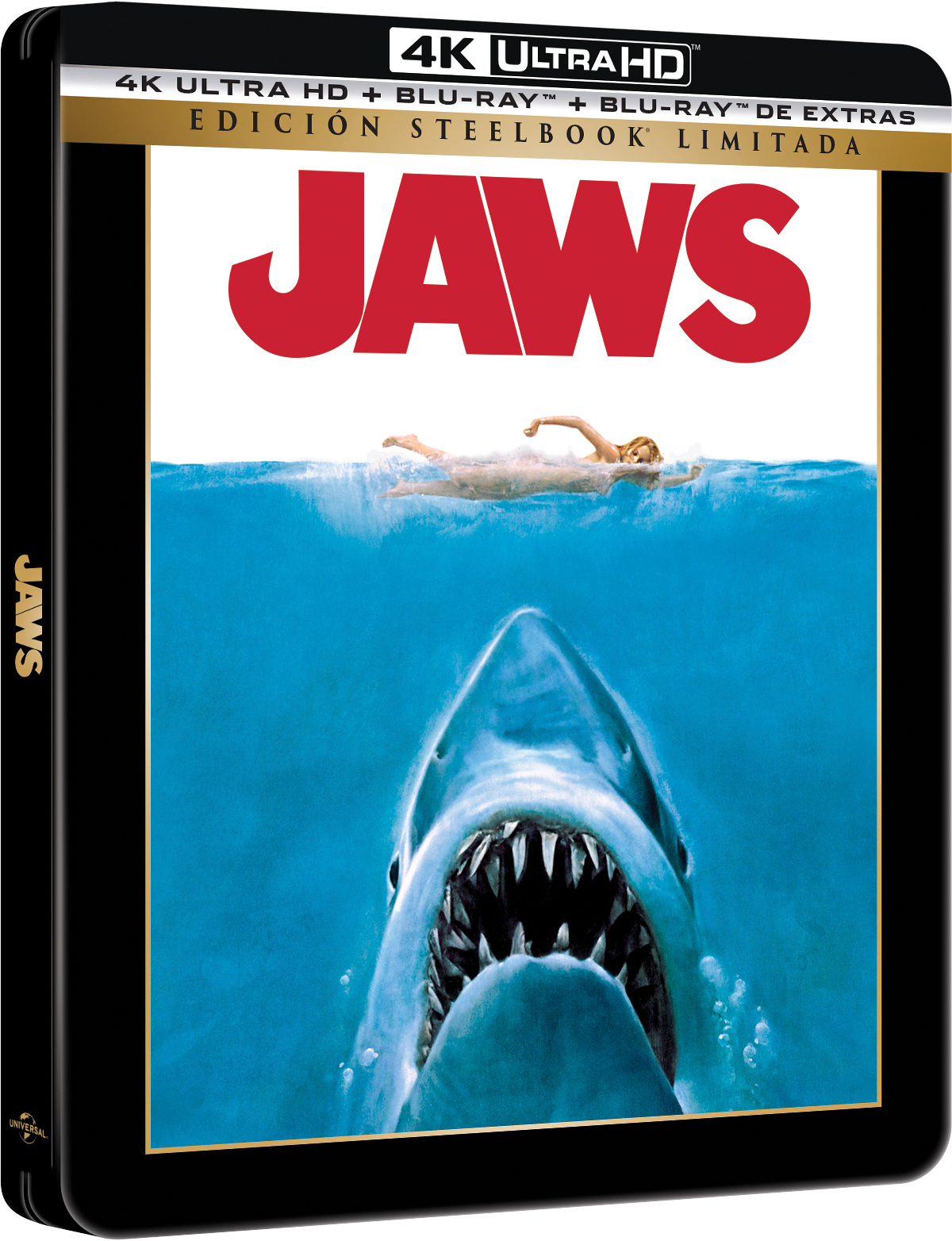 Tiburón (4K UHD + Blu-ray + Blu-ray Extras) Steelbook 2026
