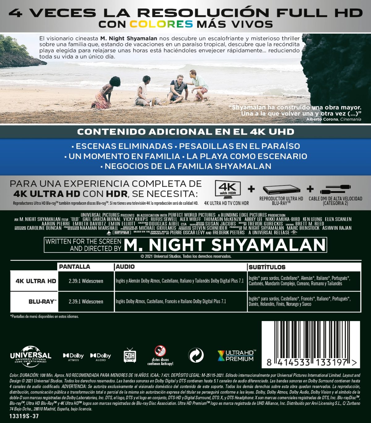 Tiempo (4K UHD + Blu-ray)