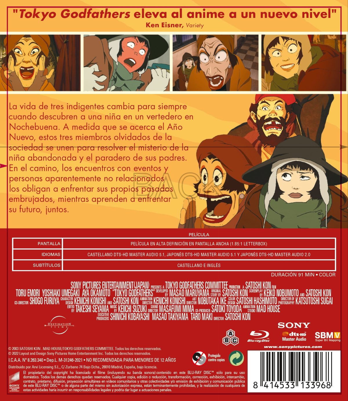 Tokyo Godfathers (Blu-ray)