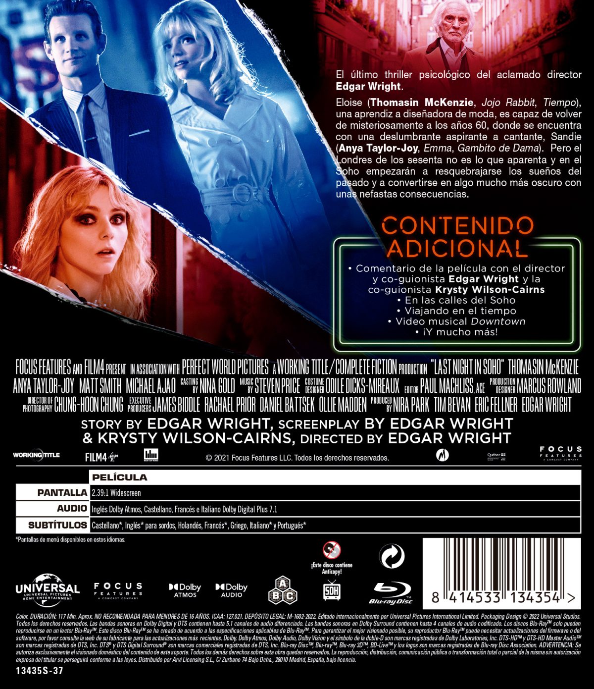 Última noche en el Soho (Blu-ray)