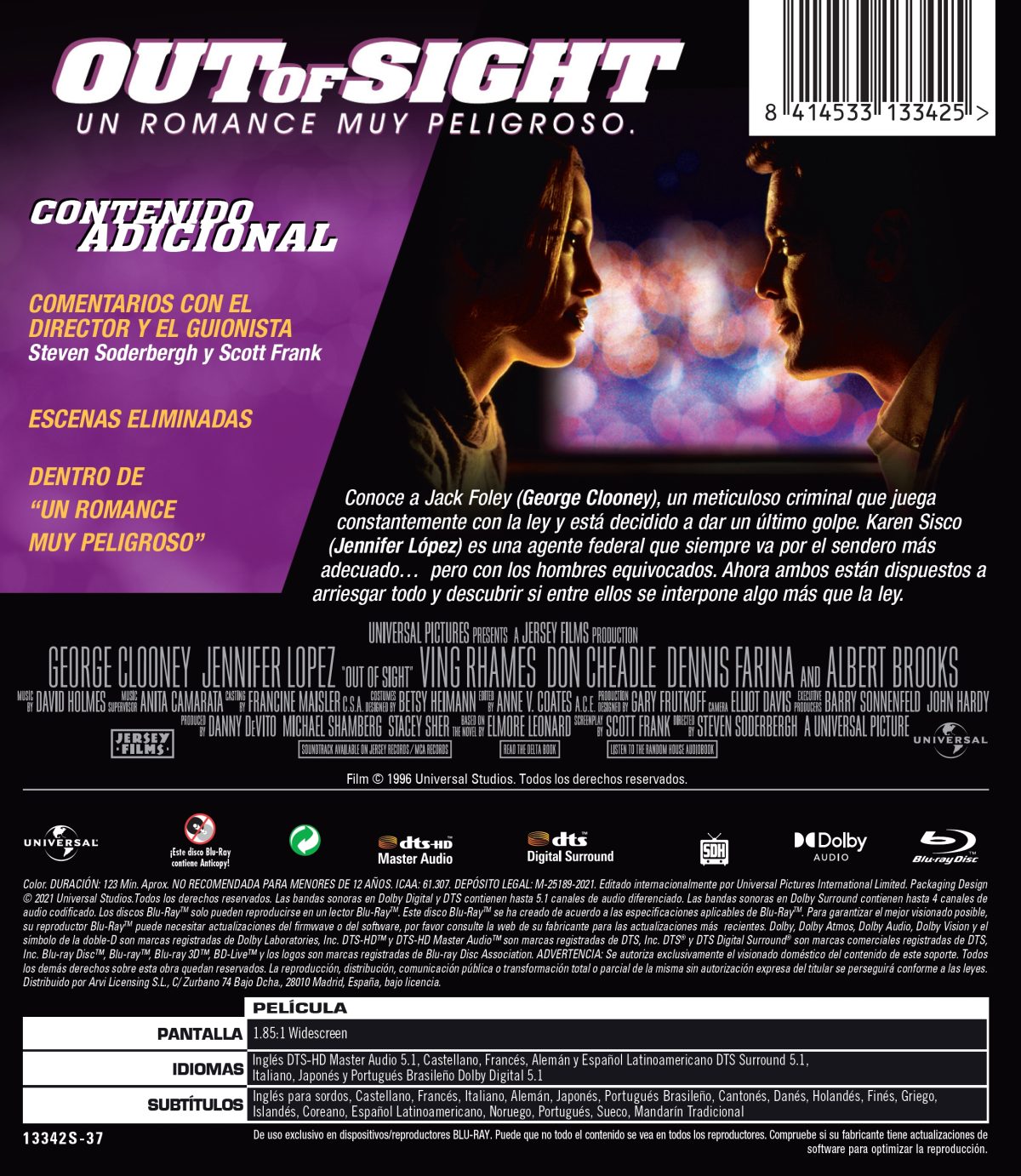 Un romance muy peligroso (Blu-ray)