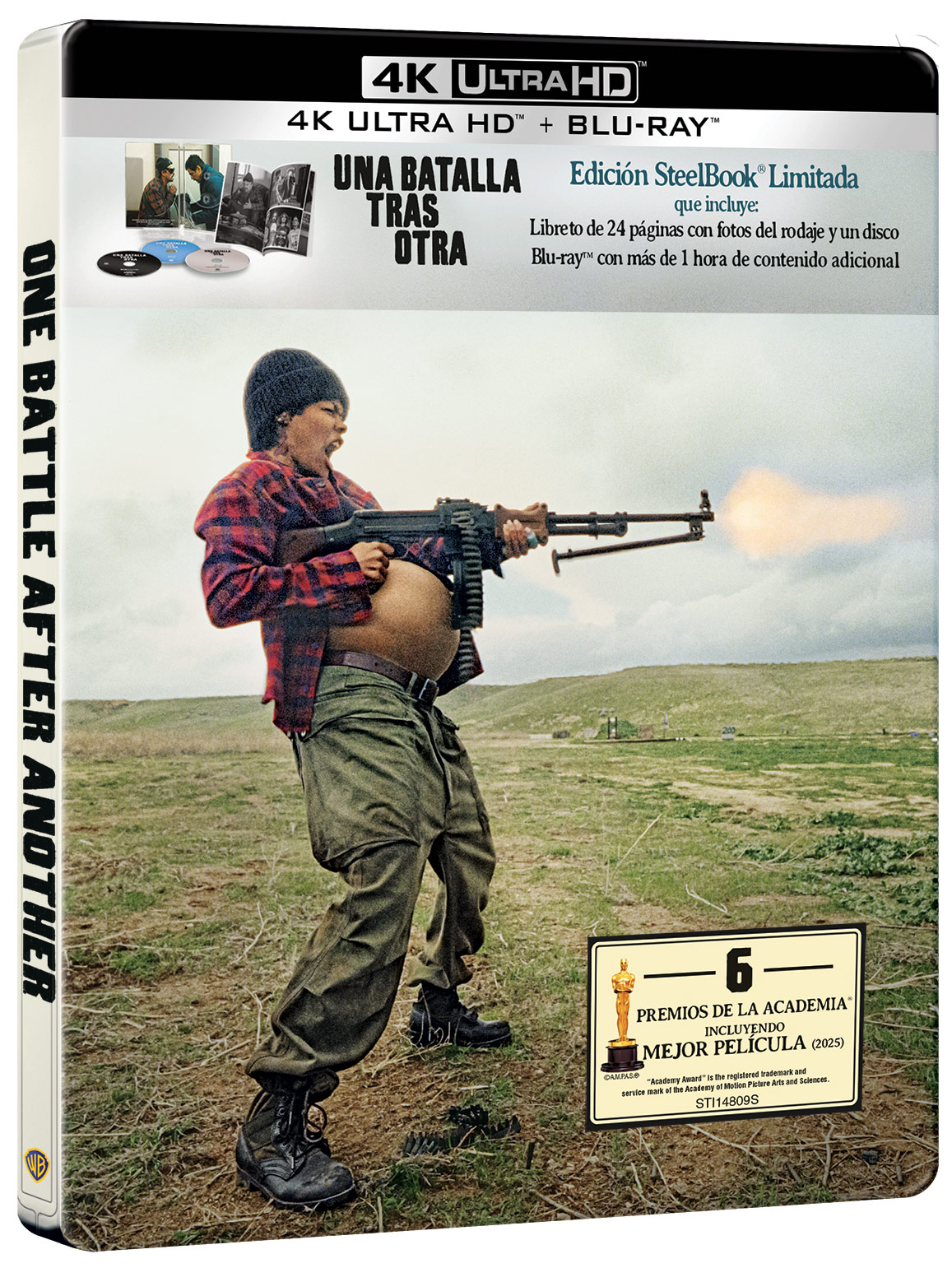 Una batalla tras otra (4K UHD + Blu-ray + Blu-ray Extras) Steelbook