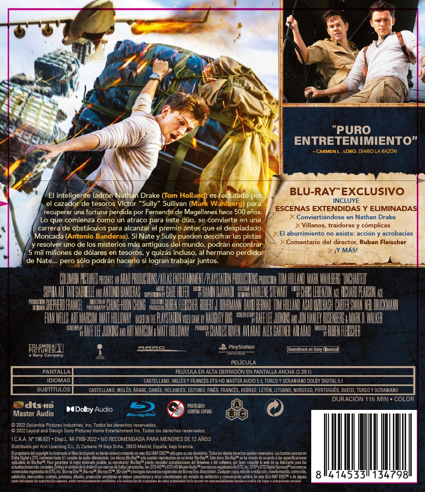 Uncharted (Blu-ray)