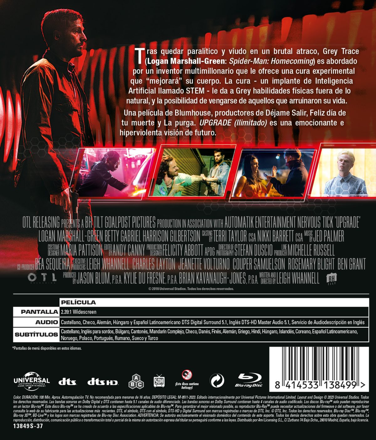 Upgrade (Ilimitado) (Blu-ray)