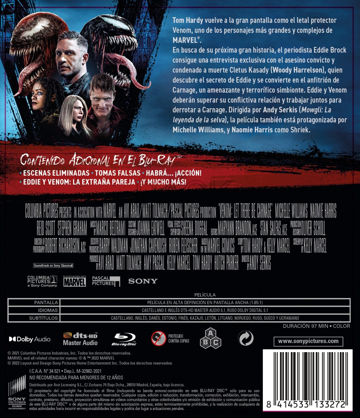Venom 2: Habrá matanza (Blu-ray)