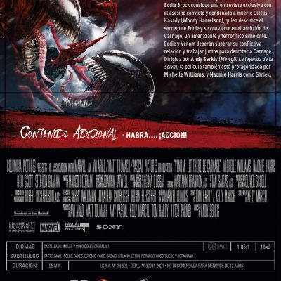 Venom 2: Habrá matanza (DVD)