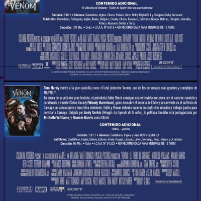 Venom: Pack 1-2 (DVD)