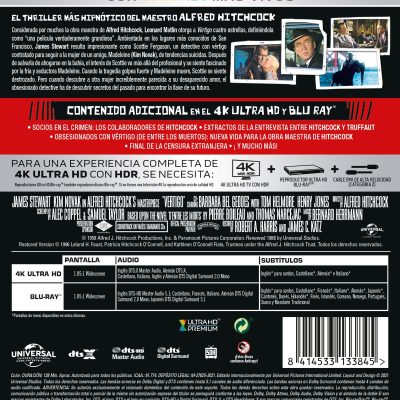Vértigo (4K UHD + Blu-ray)