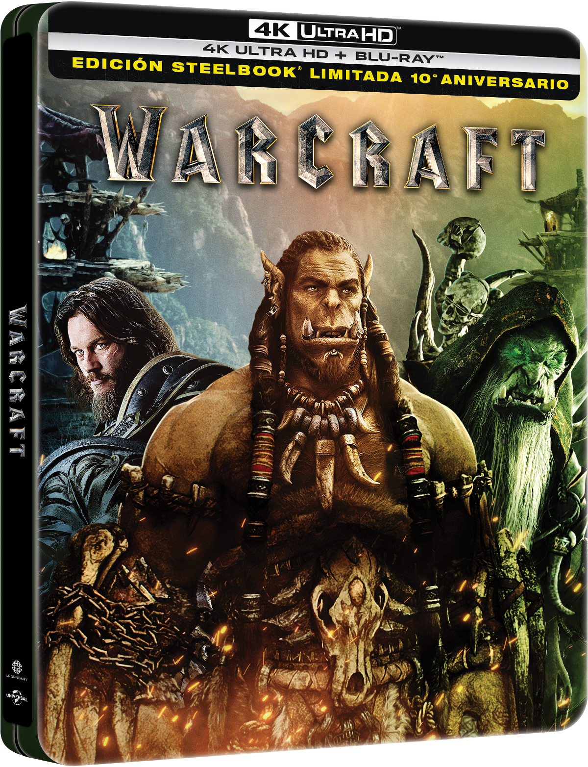 Warcraft (4K UHD + Blu-ray) Steelbook 10º ANIV.
