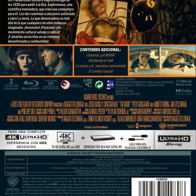 ¡LA NOVIA! (4K UHD + BD) - 8414533149808-trasera ¡La novia! (4K UHD + Blu-ray)