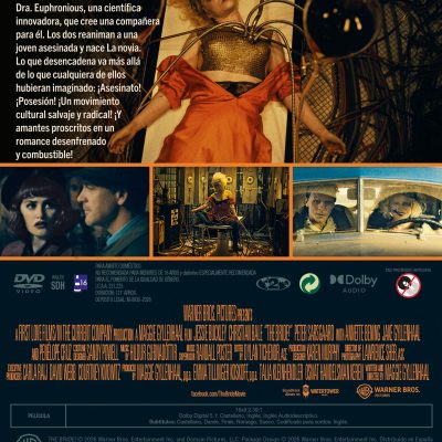 ¡LA NOVIA! (DVD) - 8414533149785-trasera ¡La novia! (DVD)